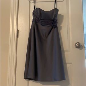 Pewter Bridesmaid Dress